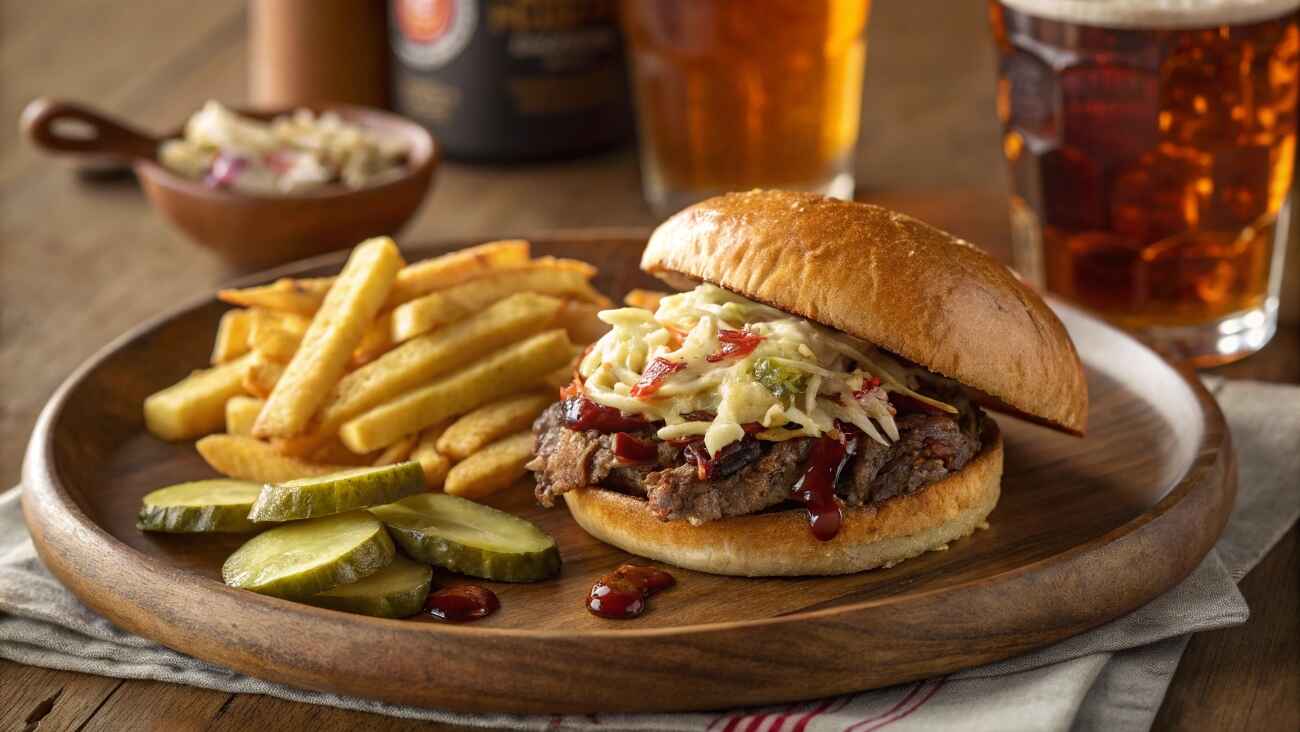 Beef Brisket Sandwich: The Ultimate Guide 3 Beef Brisket Sandwich With Sides