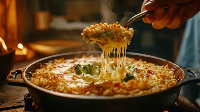 Cheesy Broccoli Rice Casserole – The Best Recipe 10 Freshly Baked Cheesy Broccoli Rice Casserole