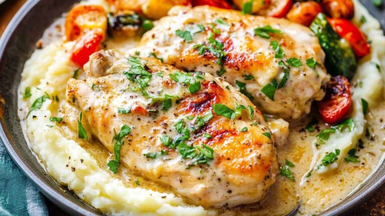 Creamy Garlic Butter Chicken-The Best recipe 10 Creamy Garlic Butter Chicken