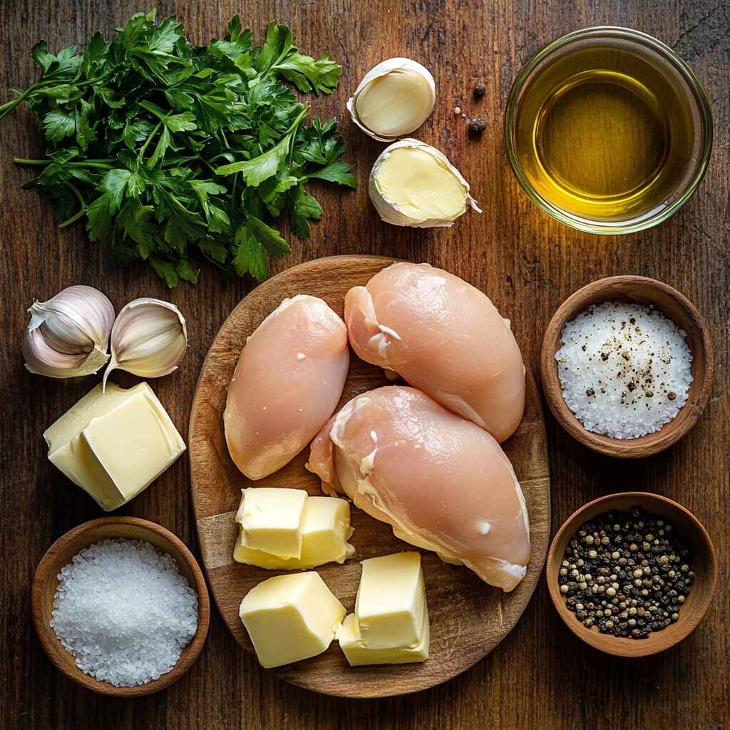 Creamy Garlic Butter Chicken-The Best recipe 8 Ingredients For Creamy Garlic Butter Chicken